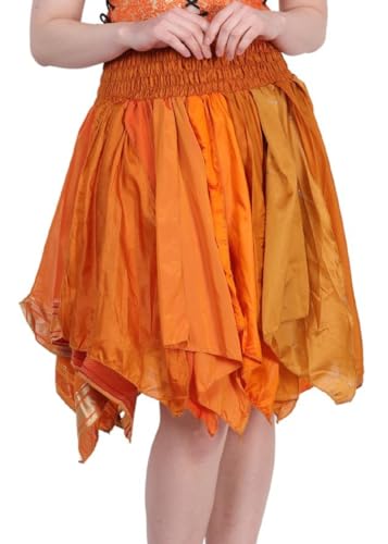 Wevez Women's Tribal Leaves Style Skirt Pack of 3, One Size, Assorted