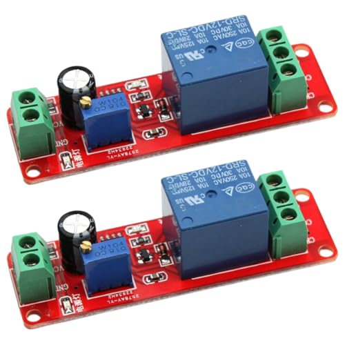 DOITOOL 12V�^�C���f�B���C�����[2�Z�b�g �ԍڗp�^�C�}�[�X�C�b�` �x�����䃂�W���[�� �����ԓd�C�V�X�e���Ή� �^�C�~���O����@�\����