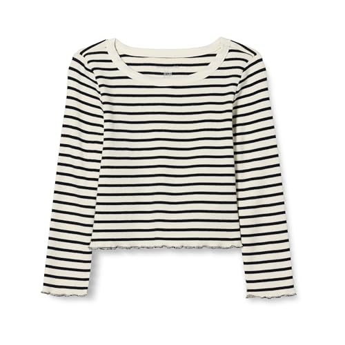 Image of Amazon Essentials Girls and Toddlers' Long-Sleeve Cropped Rib Top
