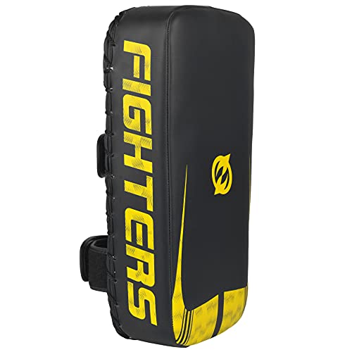 Zafco Sports Muay Thai Pad For Training, Curved Kickboxing Kicking Strike Shield, Coaching Kick Boxing, Mma, Martial Arts, Karate, Taekwondo, Punching, Foot, Knee And Elbow Target (Yellow) #TOP4