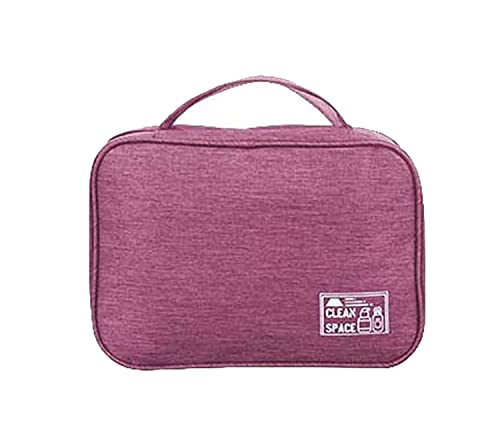 Image of Styleys Travel Cosmetic Bag for Men Women, Hanging Toiletry Bag, Makeup Pouch, Waterproof Makeup Cosmetic Bag Travel Organizer for Accessories, Shampoo (Purple - S11087)