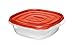 Rubbermaid TakeAlongs 2.9 Cup Square Food Storage Container, 2 Pack