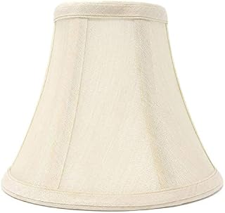 Urbanest Chandelier Lamp Shade 6-inch Soft Bell, Cream, Clip On