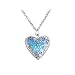 CharmsStory Magical Fairy Glow In The Dark Heart Locket Pendant Necklace For Girls