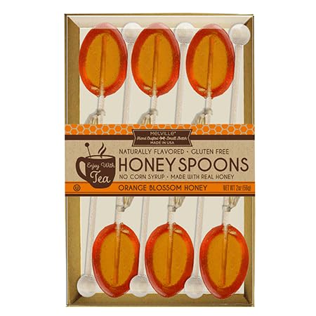 Set de 6 cucharas de miel Melville Candy sabor Orange Blossom