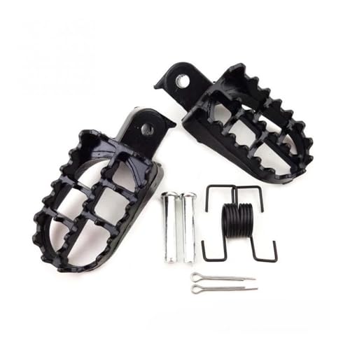 Pédale moto aluminium pour PW50 : fini les pieds qui glissent avec le couvre-repose-pieds grip