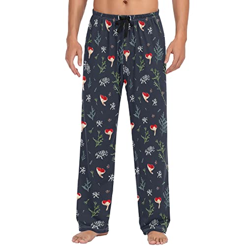 ZZXXB Turkey Print Pajama Pants for Men Comfort Sleep Lounge Bottoms Straight-fit with Pockets S-XXL
