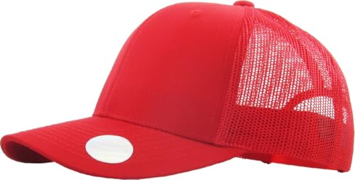 Image of Classic 6 Panel Cotton Twill Mesh Trucker Cap Hat Adjustable Snapback Hat