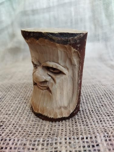 Enchanted Forest Spirit Wooden Statuette - Hand-Carved Linden Artistry - Image 8