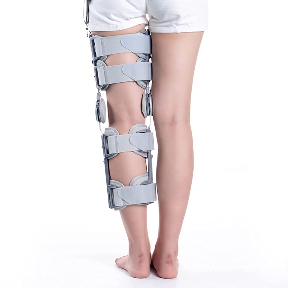 Tutore Per Ginocchio Regolabile, Ortesi Per Ginocchio, Immobilizzatore, Tutore Per Ginocchio Con Cerniera Regolabile, Stecca Stabilizzatrice, Supporto Per Ginocchio Per Artrite Del Legamento Crociato
