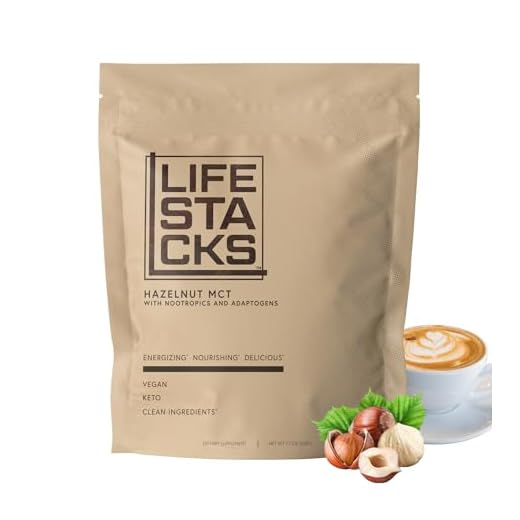Lifestacks Hazelnut MCT Oil Powder: Boost Energy & Focus