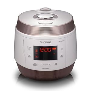 CUCKOO Electric Pressure Cooker 5QT, Versatile Slow Cooker with 10 Menu Options, High Pressure Food Steamer for Cooking, Instant Multicooker with Stainless Steel Non-Stick Inner Pot (CMC-QSB501S)