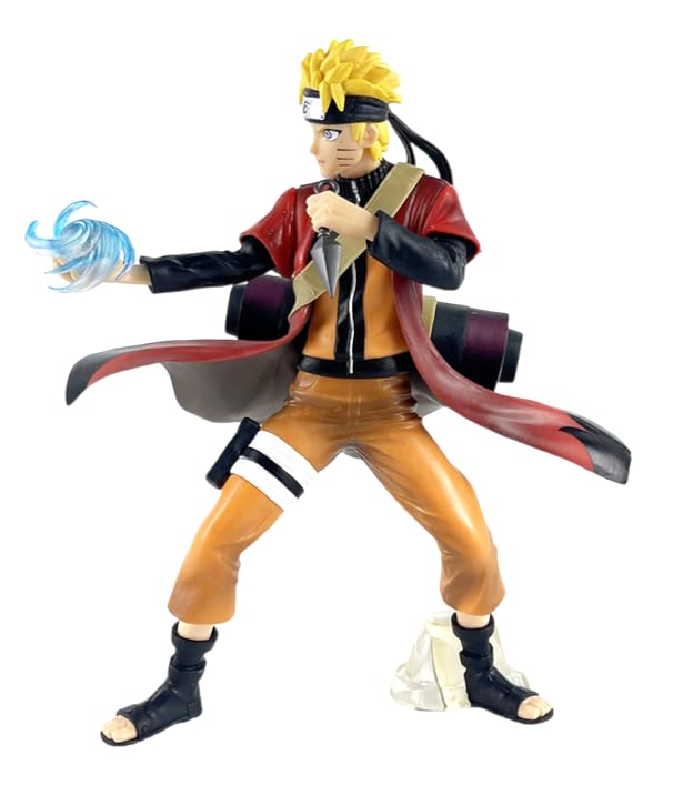 Blue Aura Anime Action Figure Sage Mode Height - 21CM Big Size Collectible for Fans PVC Multicolour | Naru Sage Action (B0CG96GQN6) Amazon Price History, Amazon Price Tracker