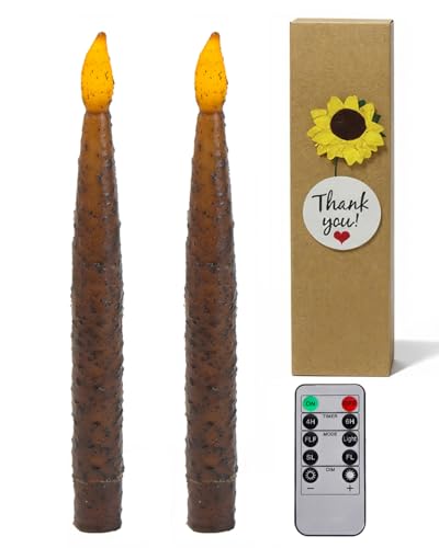 Battery-Operated Flameless Taper Candles