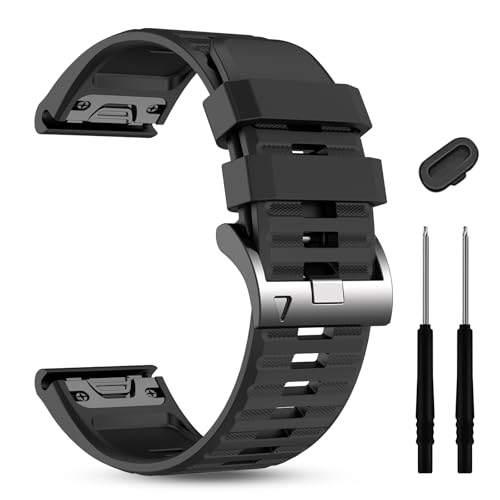 Correas de silicona 22mm para Garmin Fenix y tactix miniatura 1