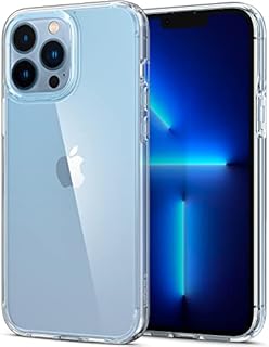Spigen Ultra Hybrid [Air Cushion Technology] [Military Grade Shockproof] Case Compatible with iPhone 13 Pro Max - Crystal Clear