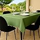 Tischdecke Outdoor Abwaschbar 140x140 Grün Gartentischdecke Tischdecken Wetterfest Wachstuchtischdecke Table Cloth Made in Italy für Den Außenbereich Tischtuch