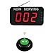 Wireless Take A Number System Simple Queue Management System with 3 Digits Display and Call Button Ycall