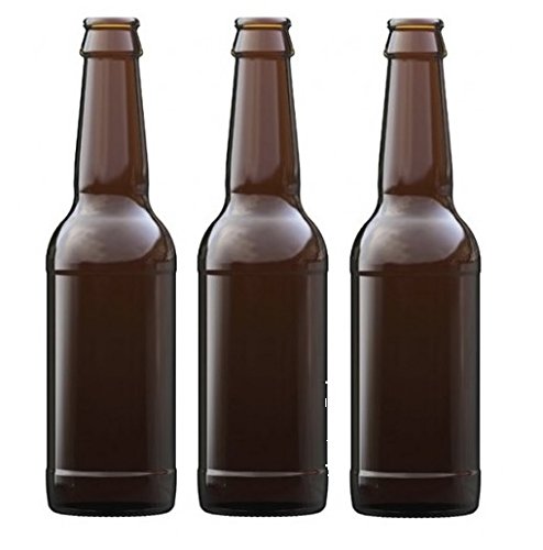 Nutley's Gla502bb003 Ambre Bouteilles de bière, Marron, 330 ML Cover