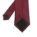 Murong Jun Men's Ties Solid Color Pure Polyester Plain Necktie Burgandy Ties For Men