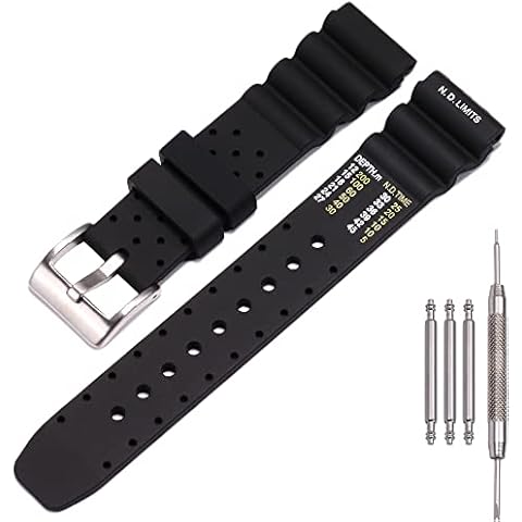 MCXGL 20mm Silicone Dive Watch Strap Cover
