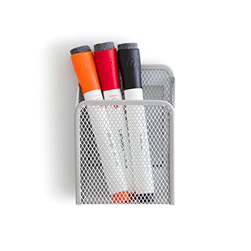 U Brands 3-Piece Locker Organization Kit, Includes Folding Locker Shelf, Magnetic Cup, and Bin, Grey by U Brands - Image 7
