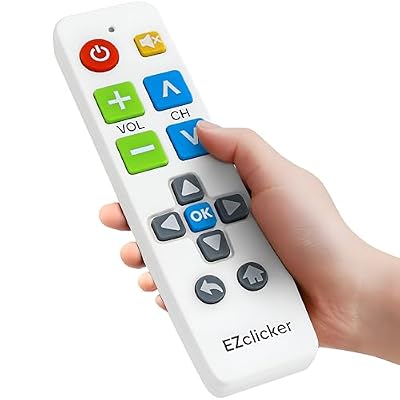 Samsung Replacement TV Remote Compatible with Samsung TV's ONLY (White) Big Button TV Remote Control, Simplified and Easy to Use (2xAAA Batteries not Included)