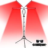 Red Light Therapy for Body,Upgrated 3-in-1 Chip Designed Infrared Light Therapy with Tripod, 660nm