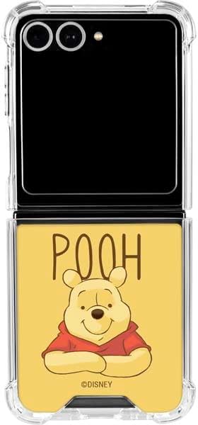 Skinit Clear Phone Case Compatible with Galaxy Z Flip7 - Officially Licensed Disney Winnie The Pooh Portrait Design