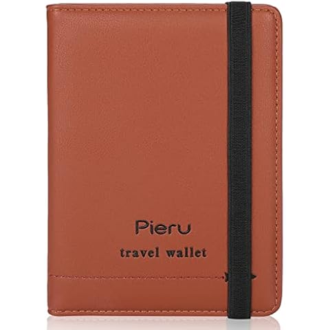 Eucomir Funda de Cuero para Billetera con Bloqueo de RFID Cover