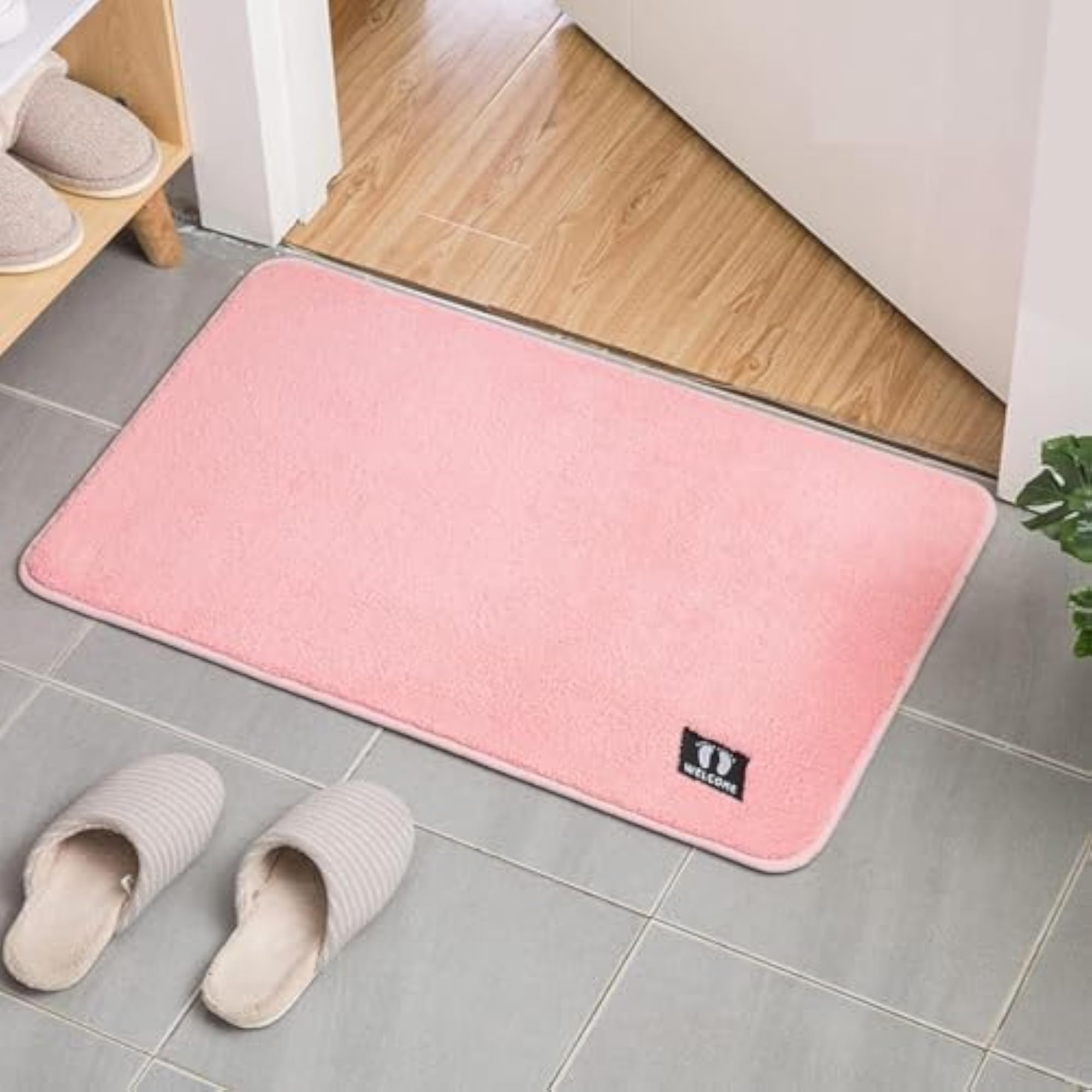 Elegant Anti-Skid Microfiber Bath Mat