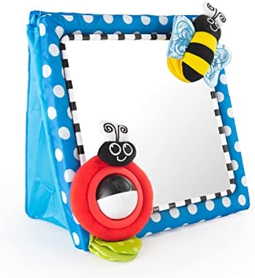 Sassy Tummy Time Floor Mirror, Developmental Baby Toy, Newborn Essential, Great Shower Gift, 0+ months : Everything Else