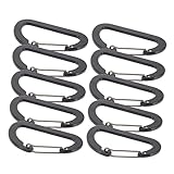 ROMISBABA 10 Stück Teiliges Förmige Karabinerhaken aus Robustem Material Kompakt Langlebig und...