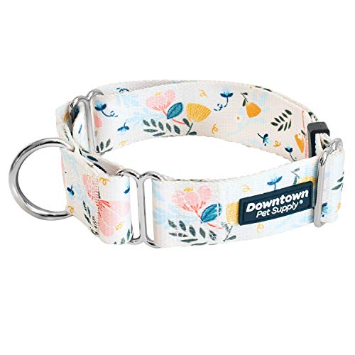 Downtown Pet Supply  Martingale Collar for Dogs  Dog Training Collar  Big Wide  Thick Dog Collar  Escapeproof Weatherproof Durable and Comfortable  Floral  Medium Dog Collar  Cucciolini Doodles Downtown pet supply  martingale collar for dogs  dog training collar  big wide  thick dog collar  escape proof weatherproof durable and comfortable  floral  medium dog collar   cucciolini doodles
