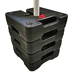 Bulhawk SET OF 4 36KG HEAVY DUTY GAZEBO TENT LEG FOOT WATER WEIGHTS TO FIT 28mm 32mm 38mm 46mm LEG POLE - Image 1