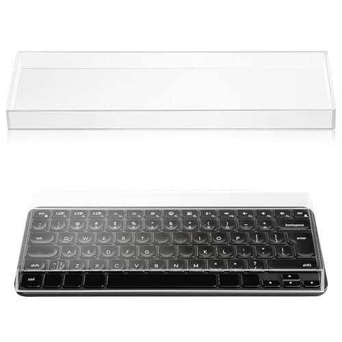 Cubierta de acrílico transparente para teclado de 68 teclas Healeved