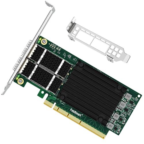 Tarjeta NIC Mellanox ConnectX-5 EX MT28808A0 de 100GbE con tecnología RDMA inteligente