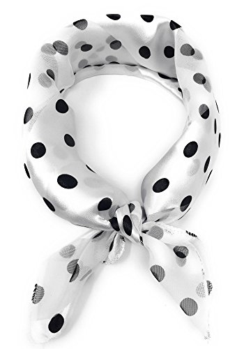 Sidecca Retro Classic Chiffon Square Neck Head Scarf