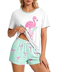 White and Green Flamingo