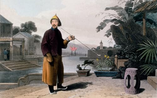 Poster Gentleman chinois Inde par William Daniell - Tableau Toile Déco Murale 60x90cm
