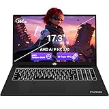 NIMO 17.3" AI Laptop AMD Ryzen AI 9 HX 370 (50 Tops NPU), Radeon 890M Graphics, 64GB DDR5 RAM 1TB PCIe SSD, 144Hz Display, 100W PD USB-C 4.0, Copilot+ Enabled Wi-Fi 6E PC for Working Business Student