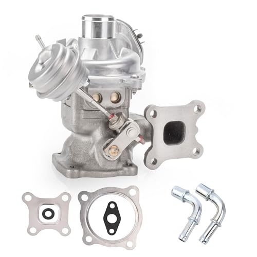 LuluViolen Complete Turbocharger Kit with Gasket Compatible with 2012-2021 Ford EcoSport Fiesta Focus B-MAX & GRAND C-MAX & Tourneo Connect & Transit Connect & 998 ccm 1.0 125 BHP 92