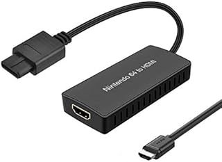Y.D.F N64 to HDMI Converter, HD Link Cable for N64, Nintendo 64 to HDMI Compatible Nintendo 64/ Game Cube/ SNES/ SFC(Plug and Play, no Power Supply Required.)
