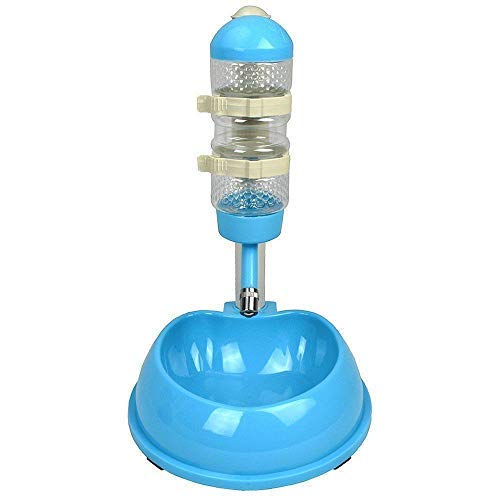Bebedouro Comedouro automatico para cães e gatos CBR04294 Azul