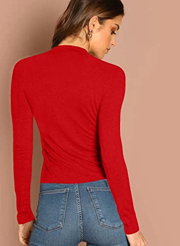 Image of Dream Beauty Fashion Women's Casual Round Neck Long Sleeves Stylish Top, 23 inch inches (Top Empire-06)