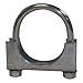 Exhaust Clamp, Double Edge, 3In, Zinc, PK10