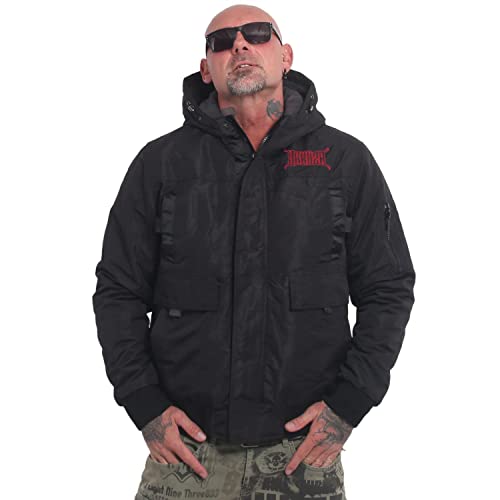 Yakuza Herren Diablo Ultimate Winterjacke, Schwarz, XL