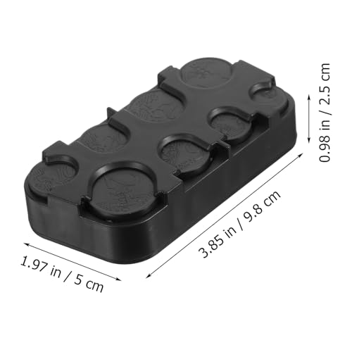 Organizador portátil de monedas de plástico Healifty miniatura 4