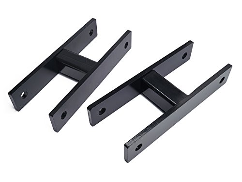 Heavy Metal Suspensions - Fits 1994 - 2004 Ford F-250 / F-350 Super Duty (4WD) and 2000 - 2005 Excursion 2" Front Lift Shackles High Strength Carbon Steel Lift Kit