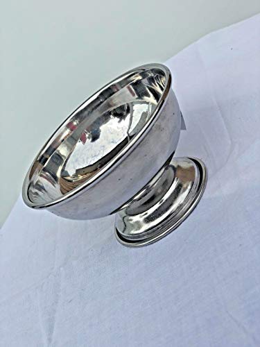 HomeGoods Stainless Steel Ice Cream Sundae Gelato Kulfi Pudding Desert Serving Bowl Cup (12), Sliver, Large - Image 4